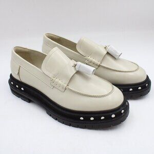 Free People Teagan Tassel Loafers in Antique Ivory US Women's Size 11
